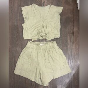 Abercrombie & Fitch Light Green Set